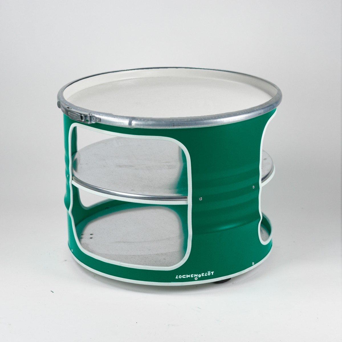 Lockengelöt - Bob - Der Couchtisch aus einem Ölfass