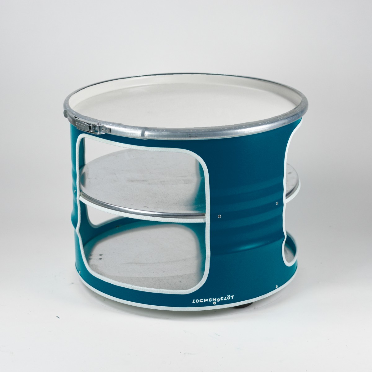 Lockengelöt - Bob - Der Couchtisch aus einem Ölfass