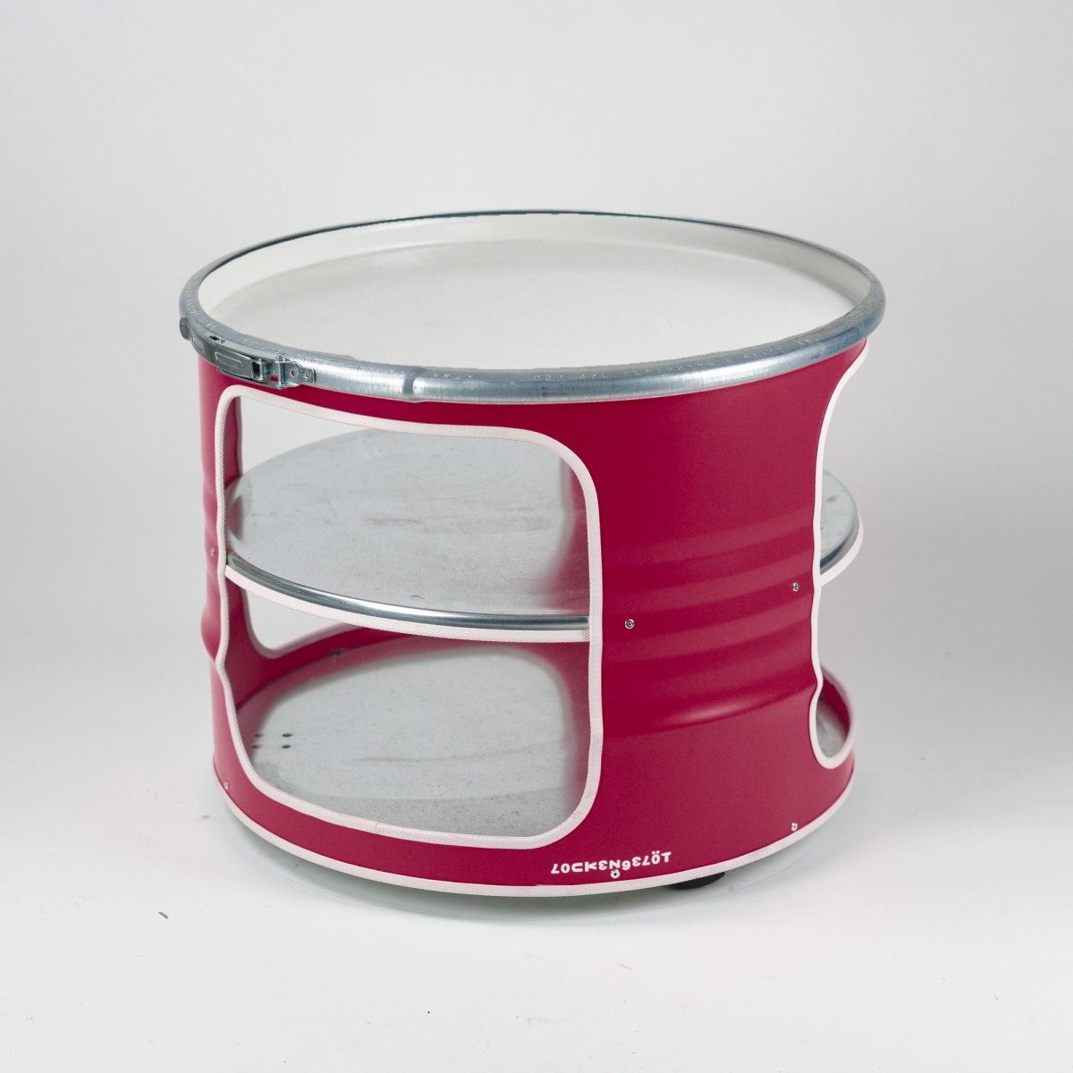 Lockengelöt - Bob - Der Couchtisch aus einem Ölfass