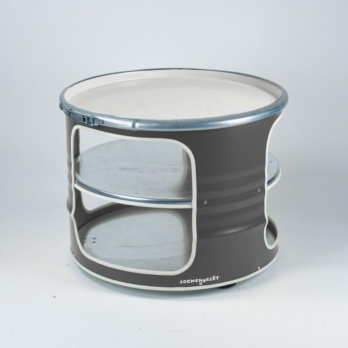 Lockengelöt - Bob - Der Couchtisch aus einem Ölfass