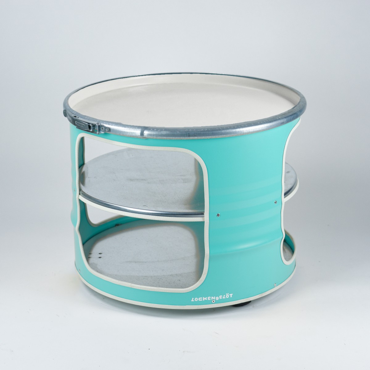 Lockengelöt - Bob - Der Couchtisch aus einem Ölfass