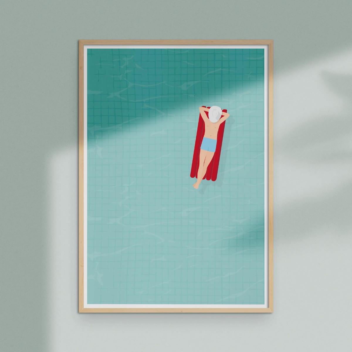 Amy & Kurt Berlin A3 Artprint "Luftmatratze"