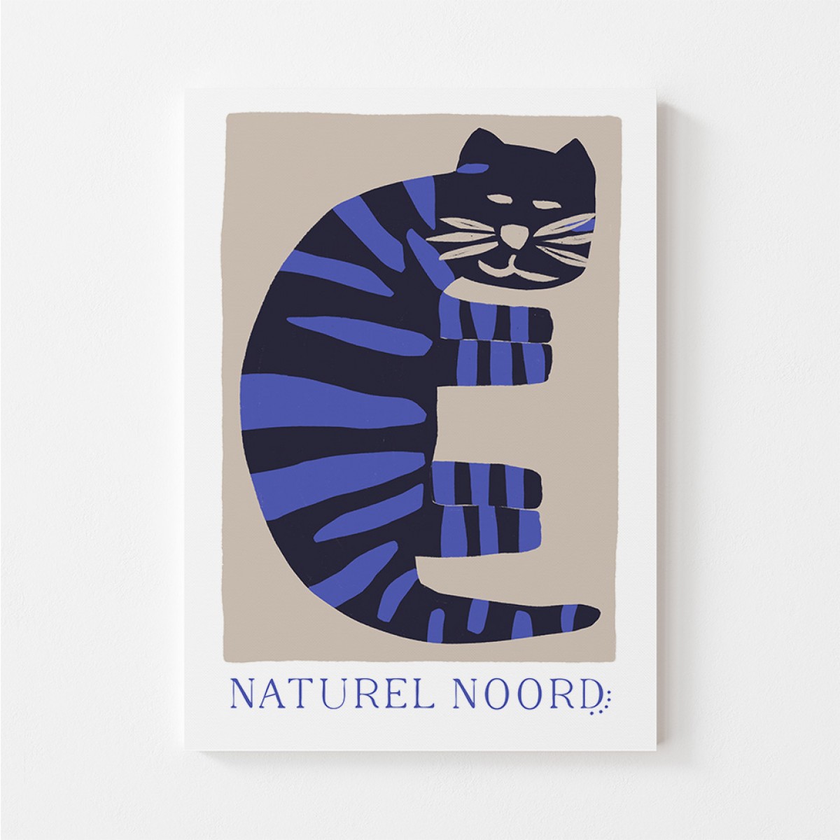 Naturel Noord Poster 50 x 70 - Lying Cat