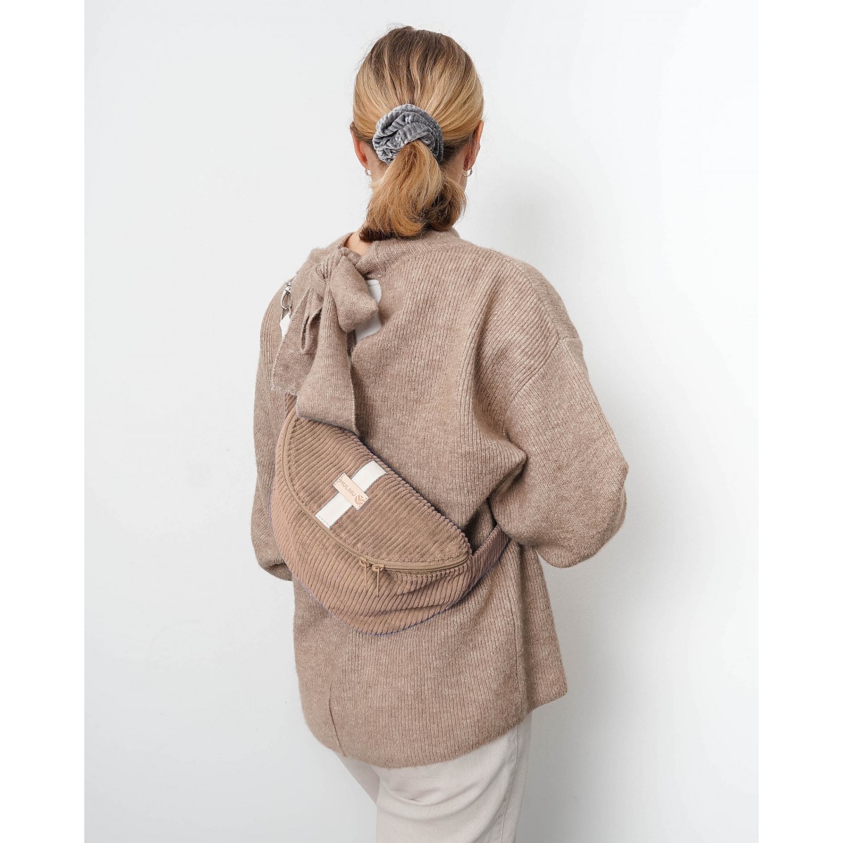 MULINU - Bauchtasche | Hipbag HENNES Breitcord Sand