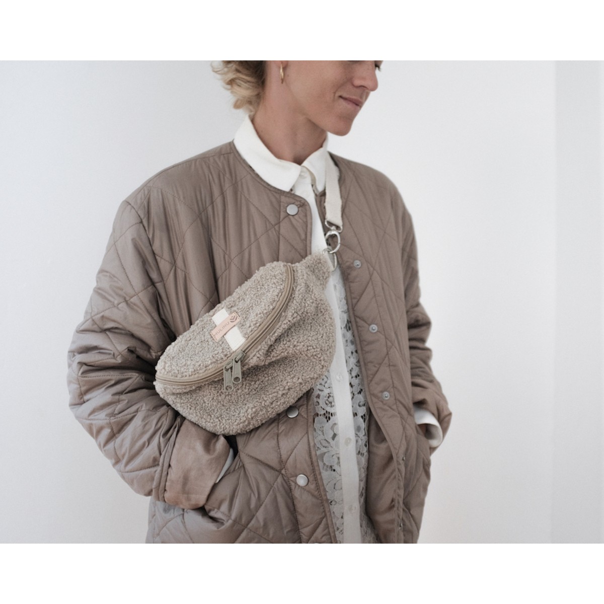 MULINU | Teddy Bauchtasche Hennes Sand