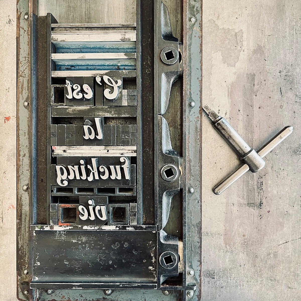 C'est la fucking vie
Letterpress von papelami