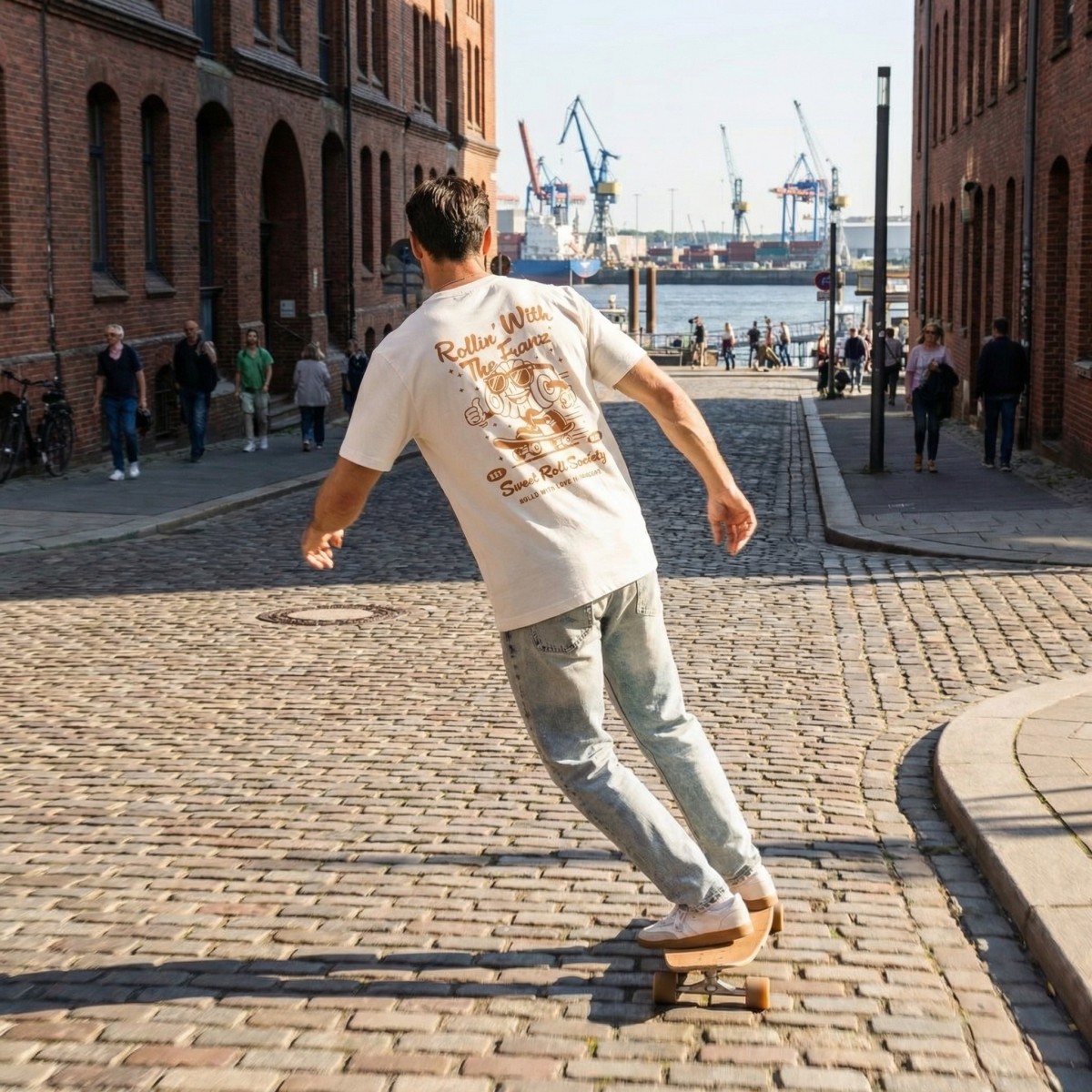 Franzbrötchen T-Shirt Unisex Off-White