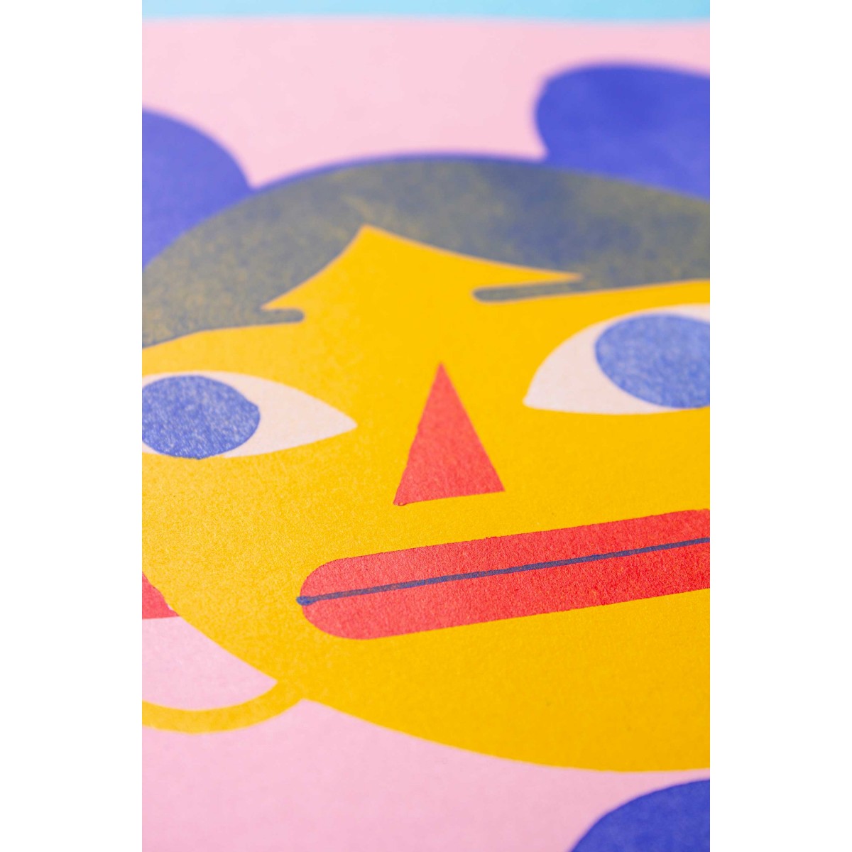 Martin Krusche - Schablonendruck »Mädchen«, DINA4