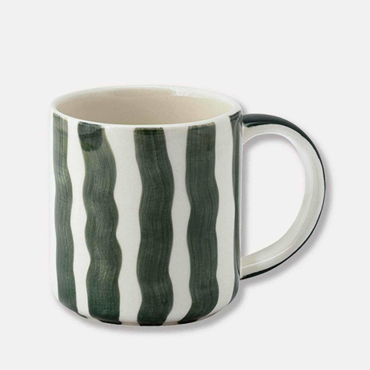 Magazin Minori - Becher Stripes - gentle green
