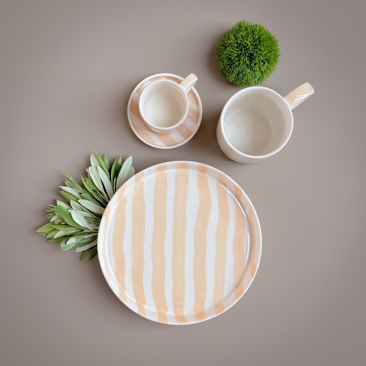 Magazin Minori - Teller Stripes - boho beige