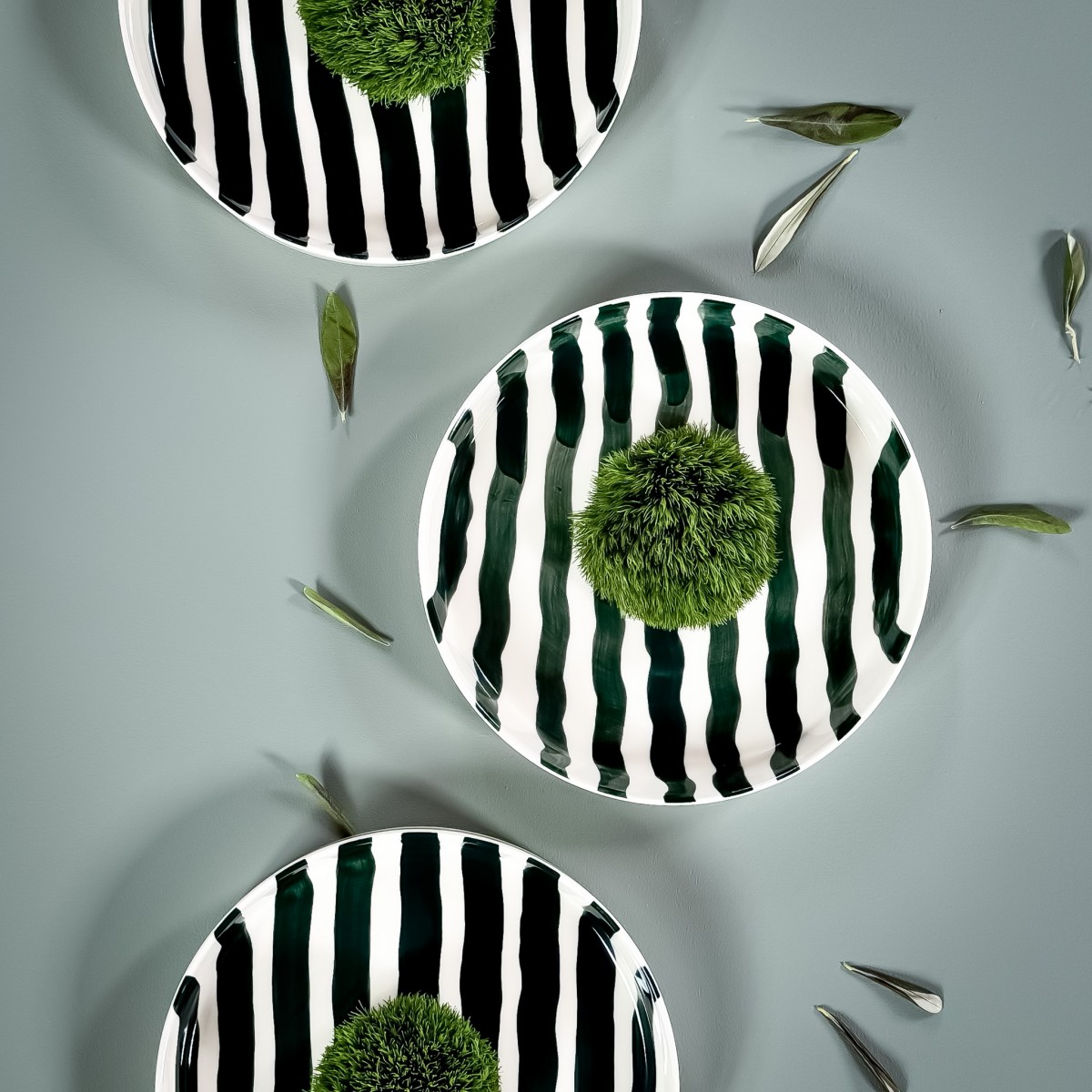 Magazin Minori - Teller Stripes - gentle green