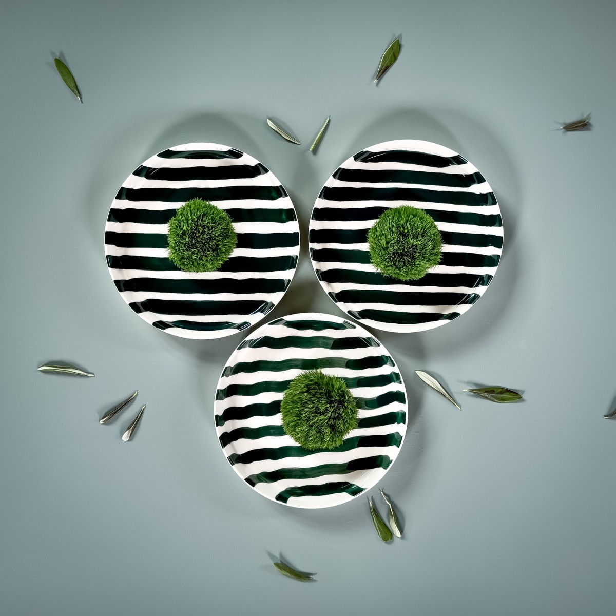 Magazin Minori - Teller Stripes - gentle green