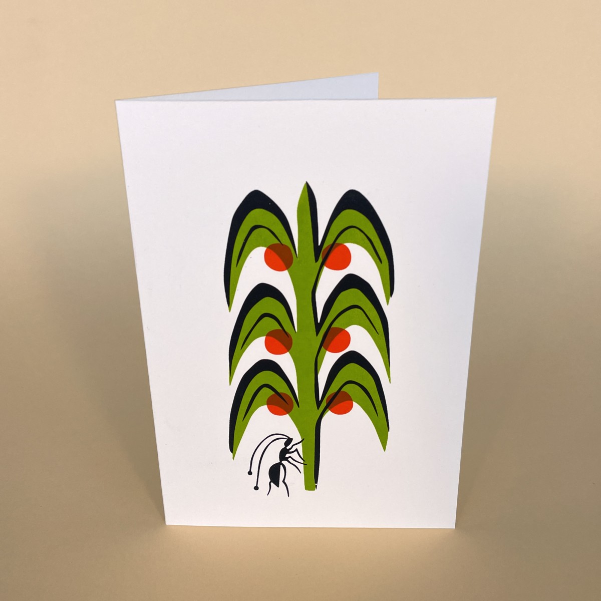 Print now - Riot later ● Frühlingspflanze, Karte mit Umschlag