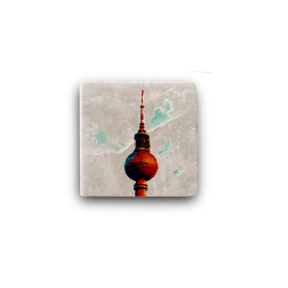 Stadtliebe® | Berlin Marmor Magnet "Fernsehturm"