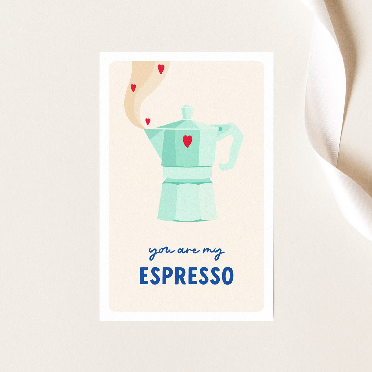 Minikarte „Espresso“ – Liebe & Kaffee