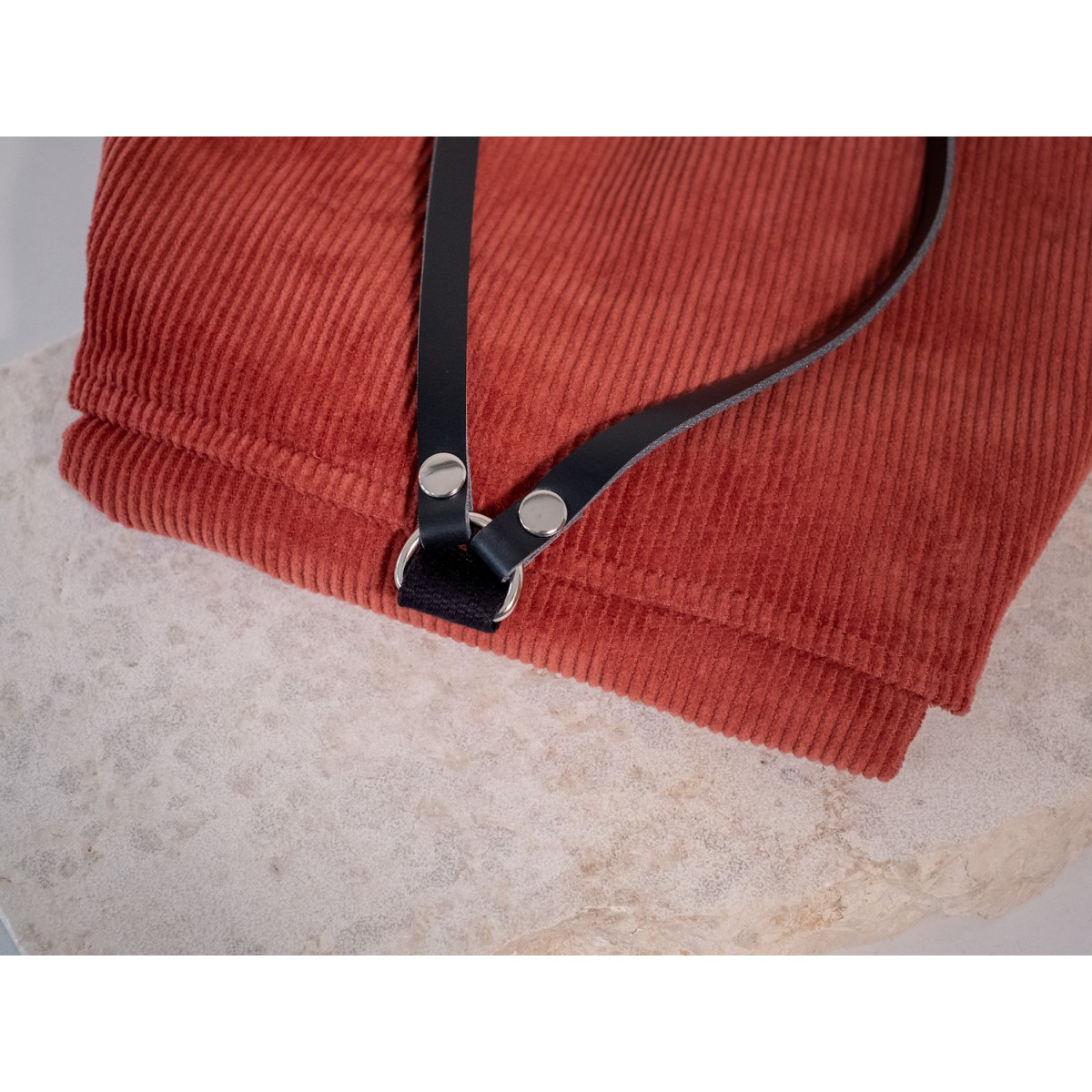 ZACAMO – Minirucksack Cord rostrot