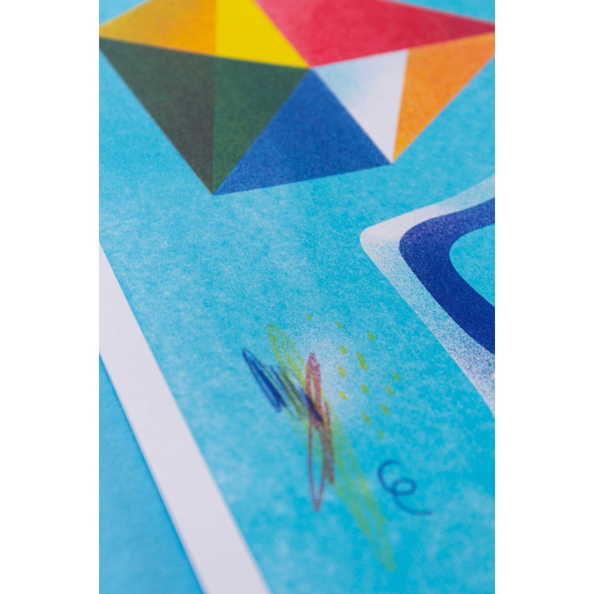 Martin Krusche - Risographie »Monobloc«, 29,7x42cm (DINA3)