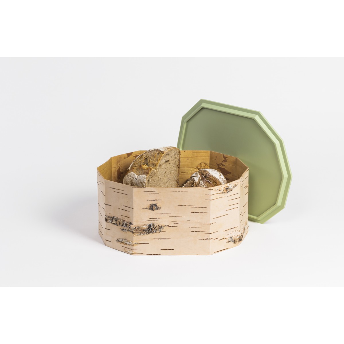 MOYA Nachhaltige Brotbox aus Birkenrinde TUESA | Breadbox #2