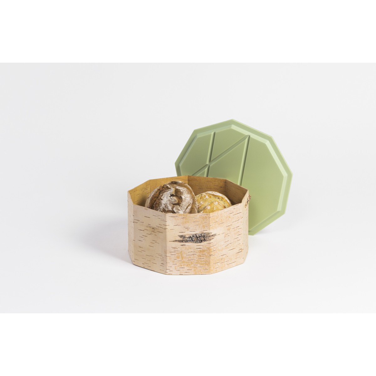 MOYA Nachhaltige Brotbox aus Birkenrinde TUESA | Breadbox #1