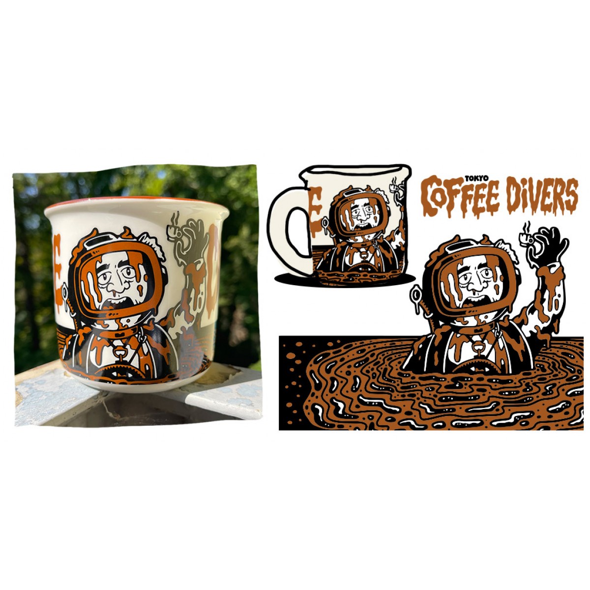 Tasse „Tokyo Coffee Divers“ – Heldbergs Games