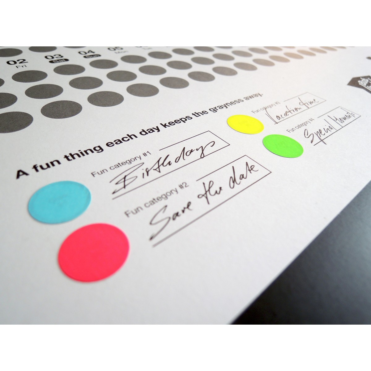 Bob And Uncle Design – Wandkalender – Now Is Better 2025 – Weiß – 680 x 1000 mm