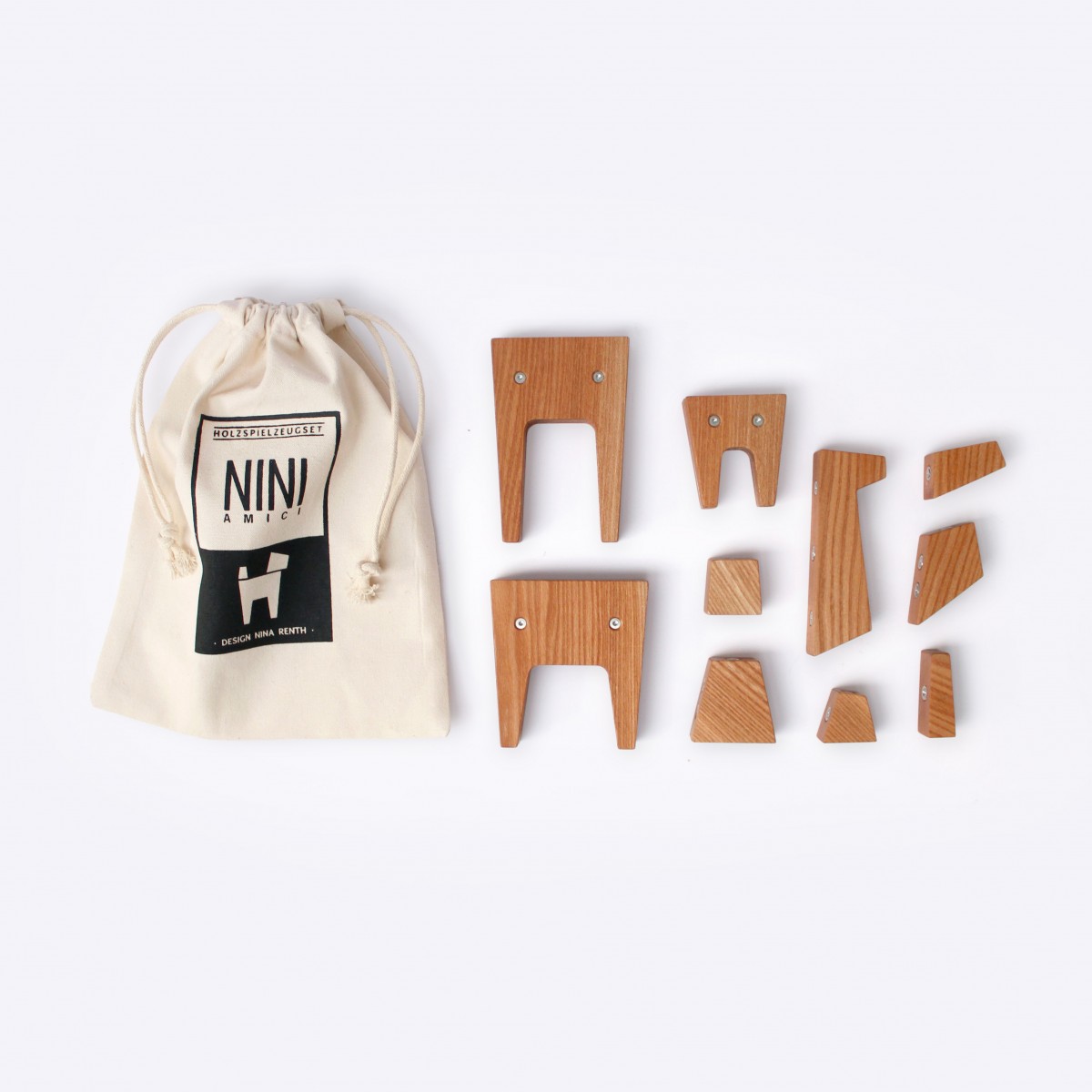 NINI AMICI - modulares Holzspielzeug Set