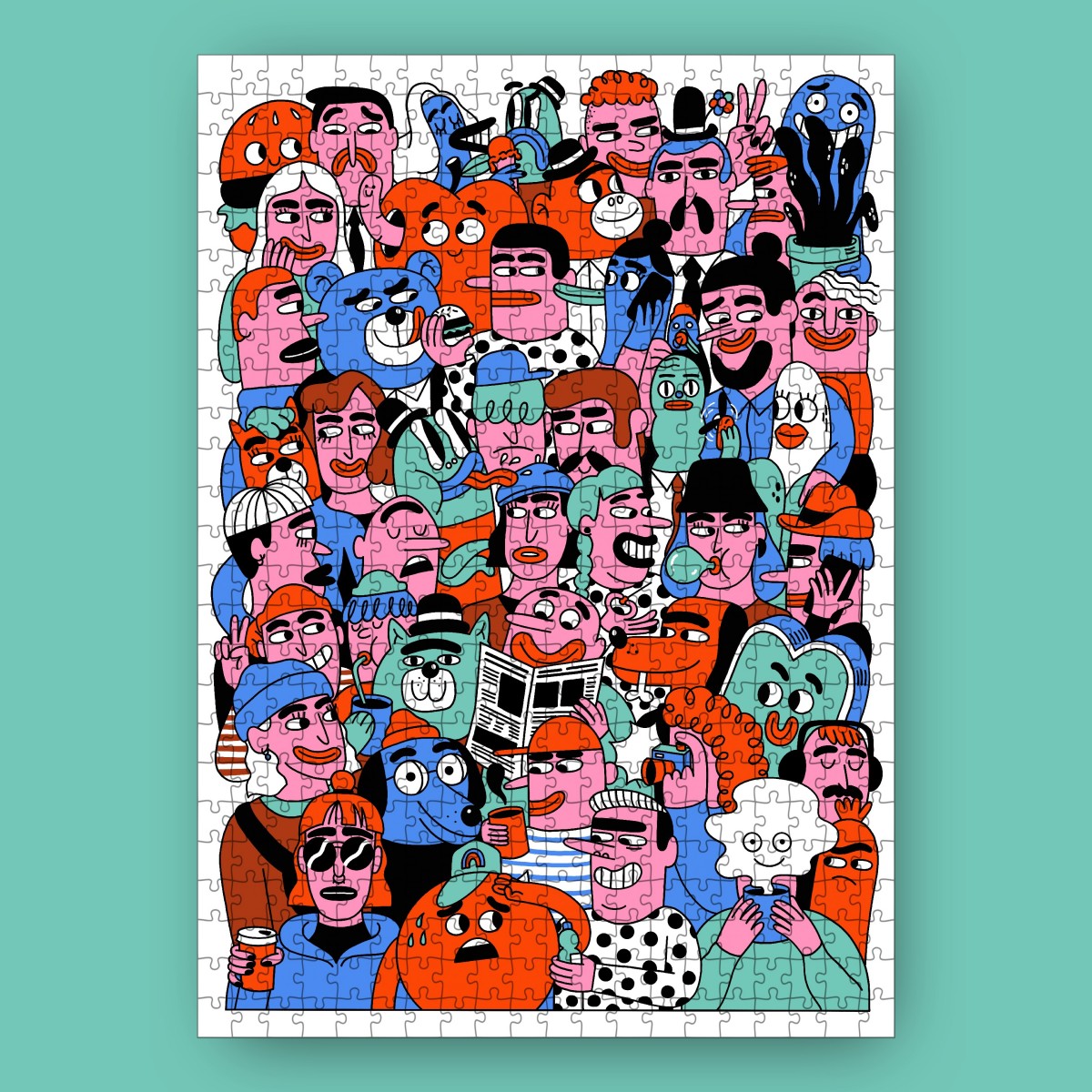 Das Puzzle Kollektiv - Puzzle "NINE AM" 500 Teile