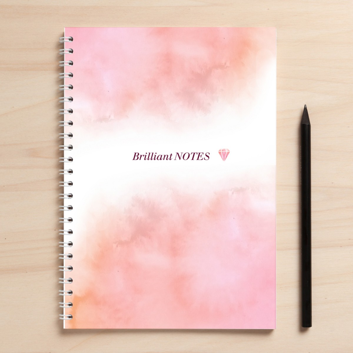 A5 Notizbuch "Brilliant Notes" rosa