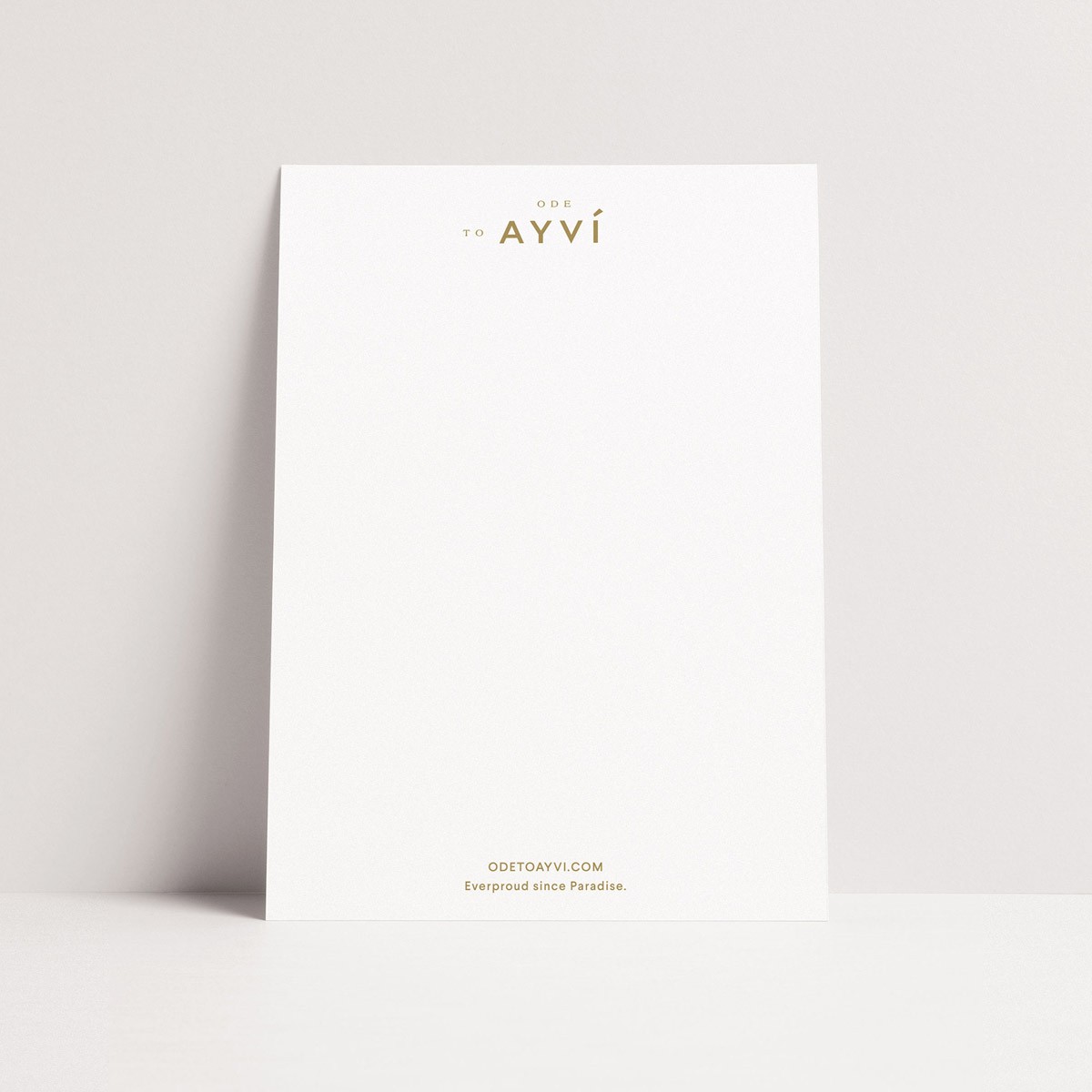 SALE / Karte BLOOM (white) von ODE TO AYVI
