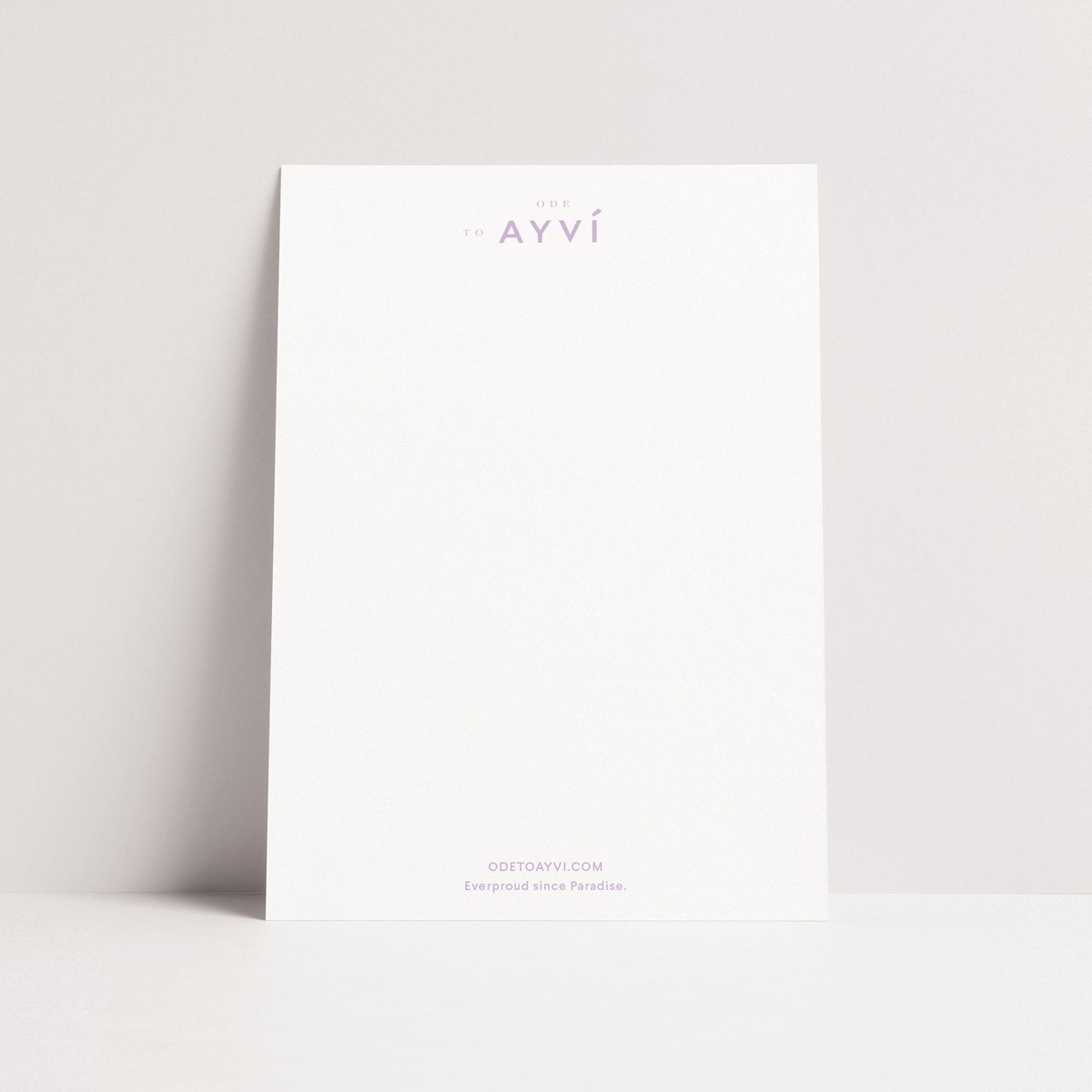 Karte AVA von ODE TO AYVI
