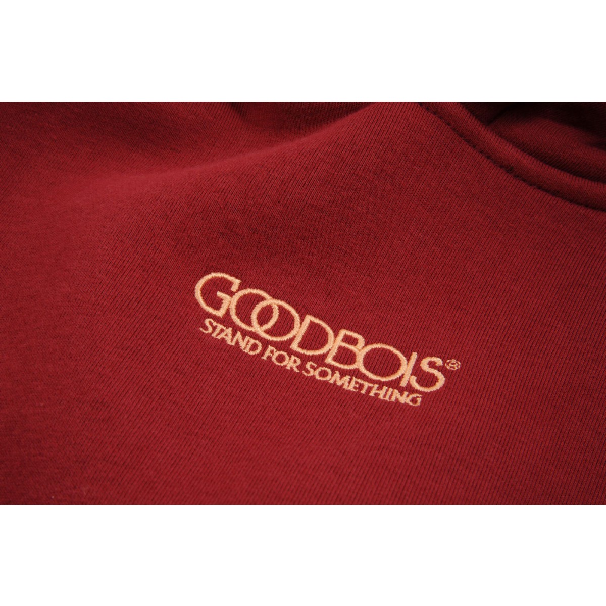 GOODBOIS - 	OG LOGO HOODY BURGUNDY