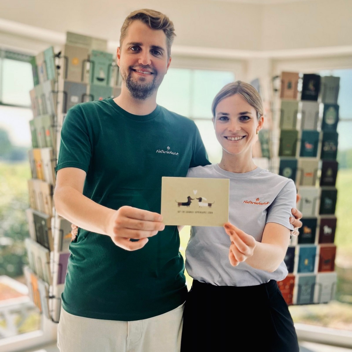 Postkarte - Hochzeit - Diversity - Nr. 100 - Naturbedacht