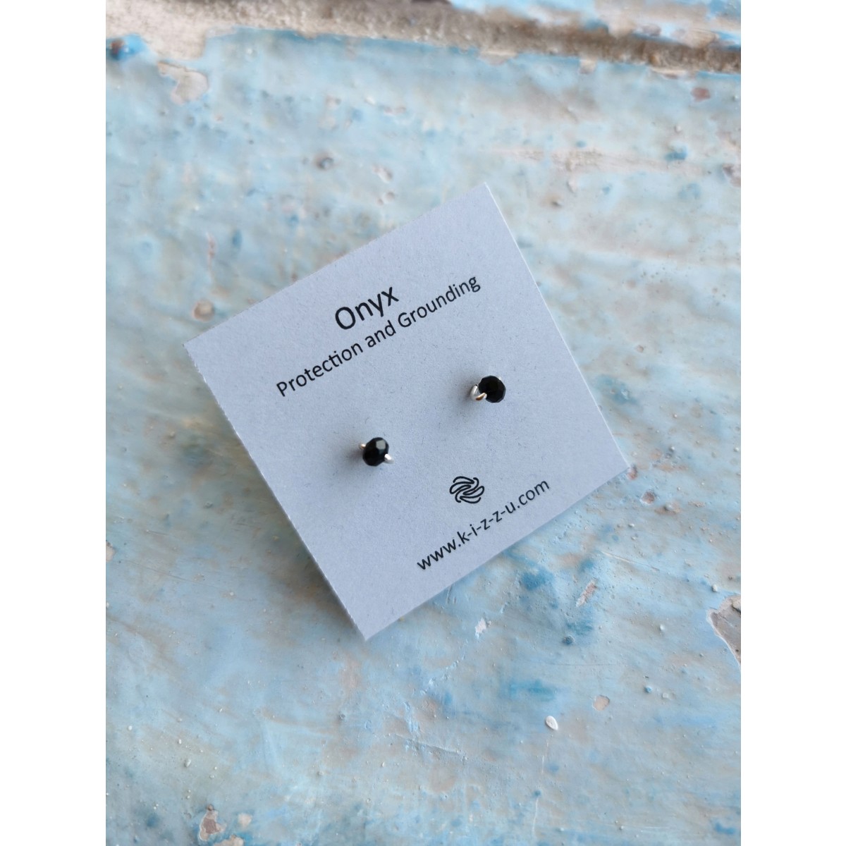 Zarte Onyx-Ohrstecker • Sterling Silber / Gold Filled / Roségold • Minimalistisches Handmade-Design • Stärke & Klarheit • Weihnachtsgeschenk