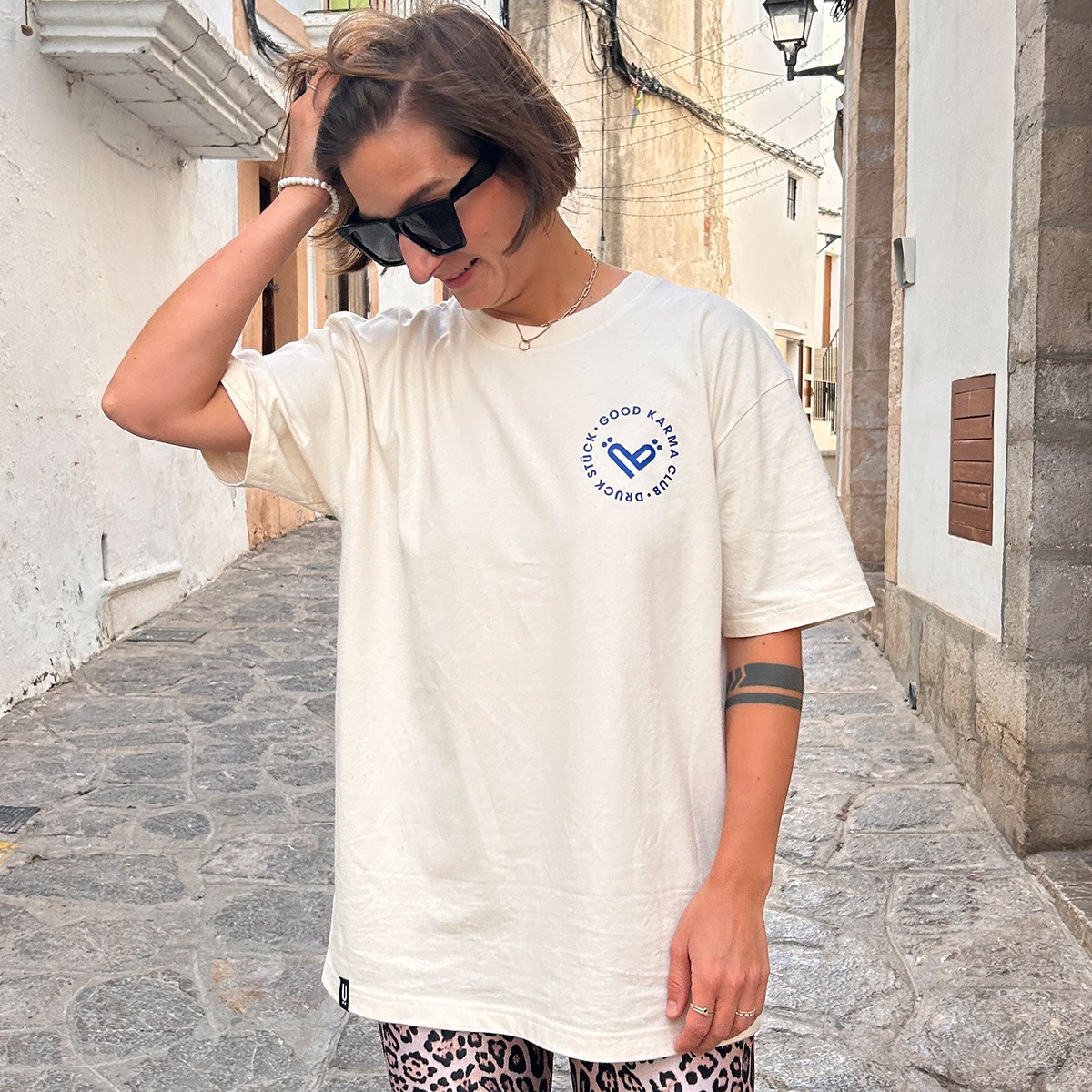DRUCK STÜCK Oversized T-Shirt Kim Good Karma unisex