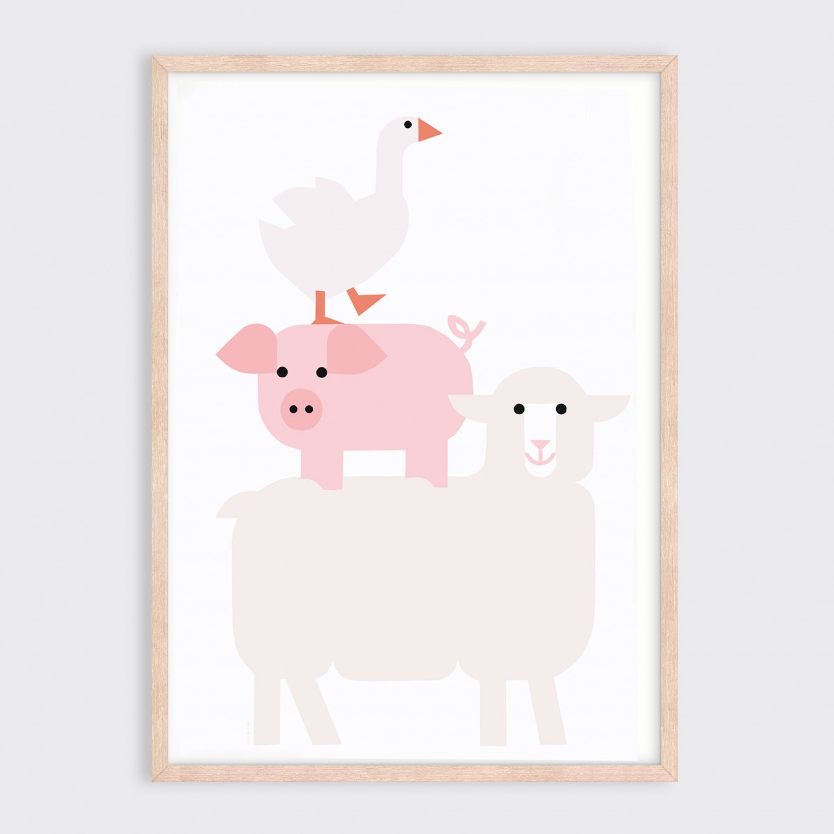 Poster Drei Freunde Format DIN A3 – Julia Matzke