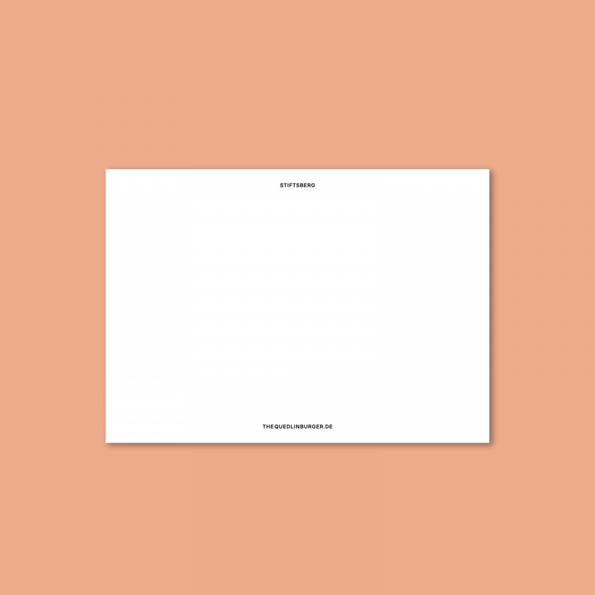 Stiftsberg // Postkarten (DIN A6) // The Quedlinburger