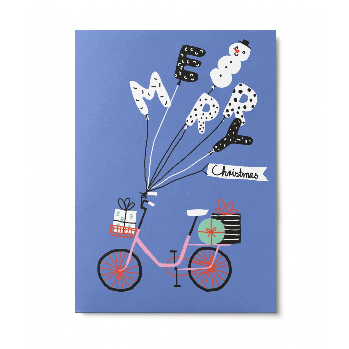 UNTER PINIEN – Christmas bike – Postkarte