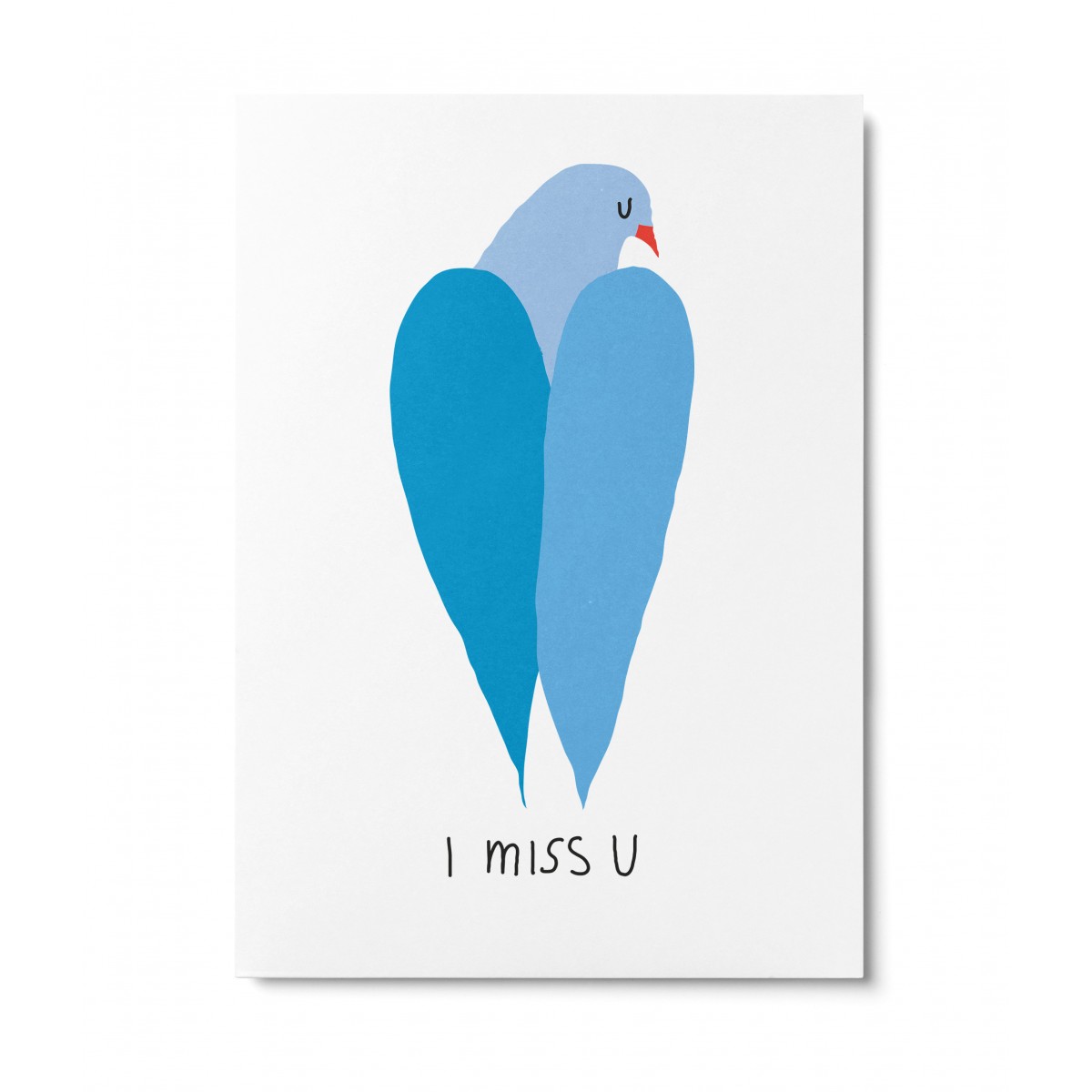 UNTER PINIEN – i miss u – Postkarte