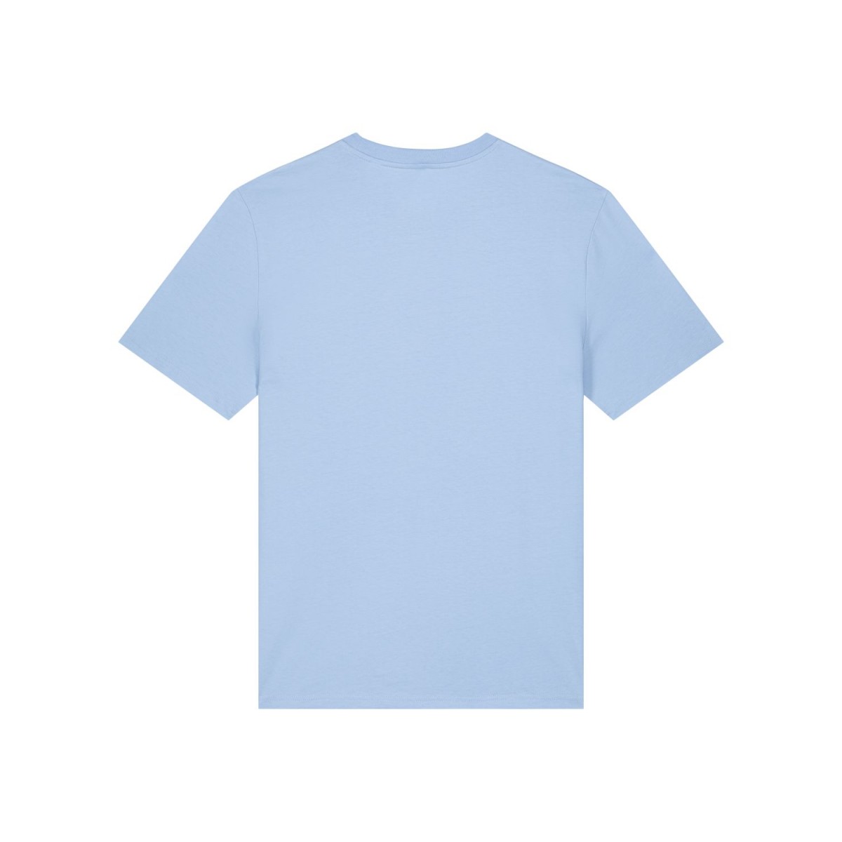 ORGANIC T-SHIRT SMILEY STICK WEISS | UNISEX | HIMMELBLAU – Studio Schön®