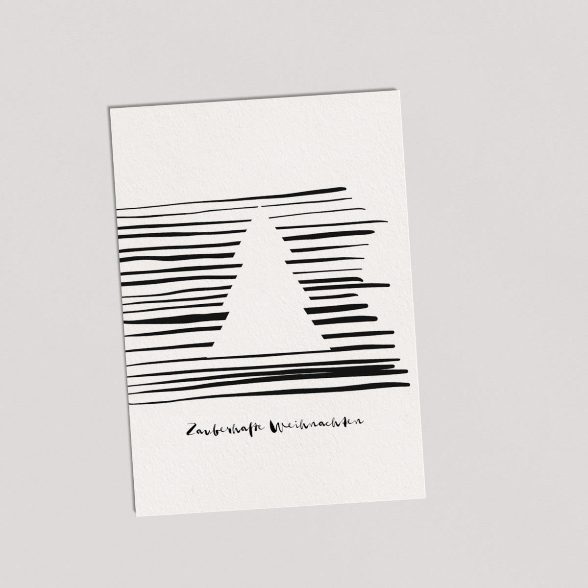 Love is the new black - Postkarte "Zauberhaft" 