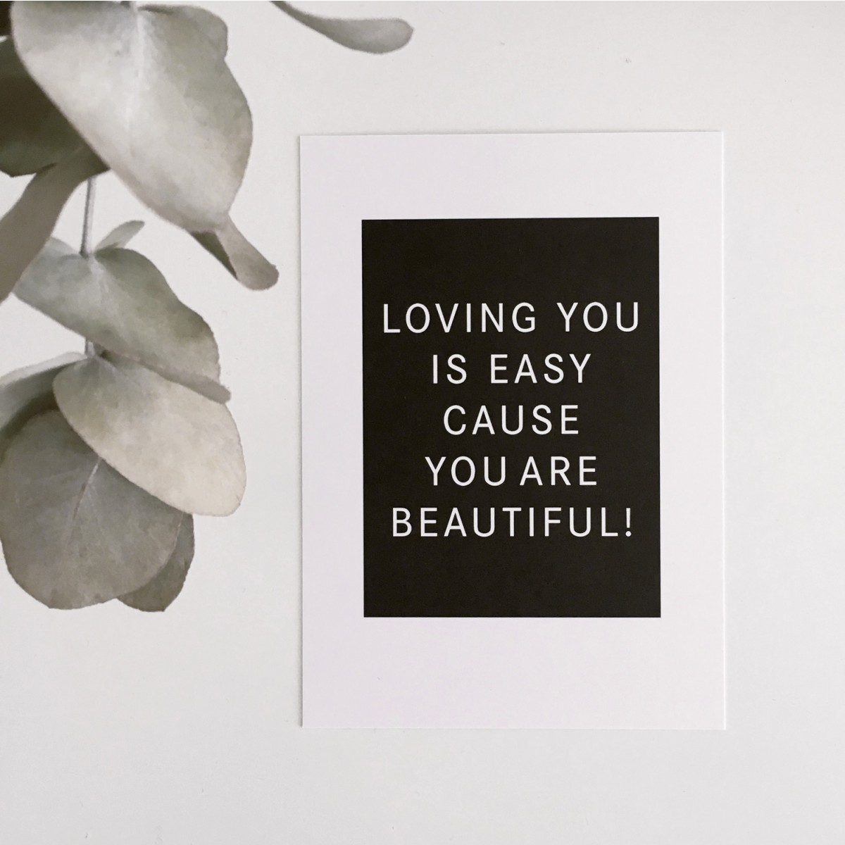 Love is the new black – Postkarten-Set "Love"