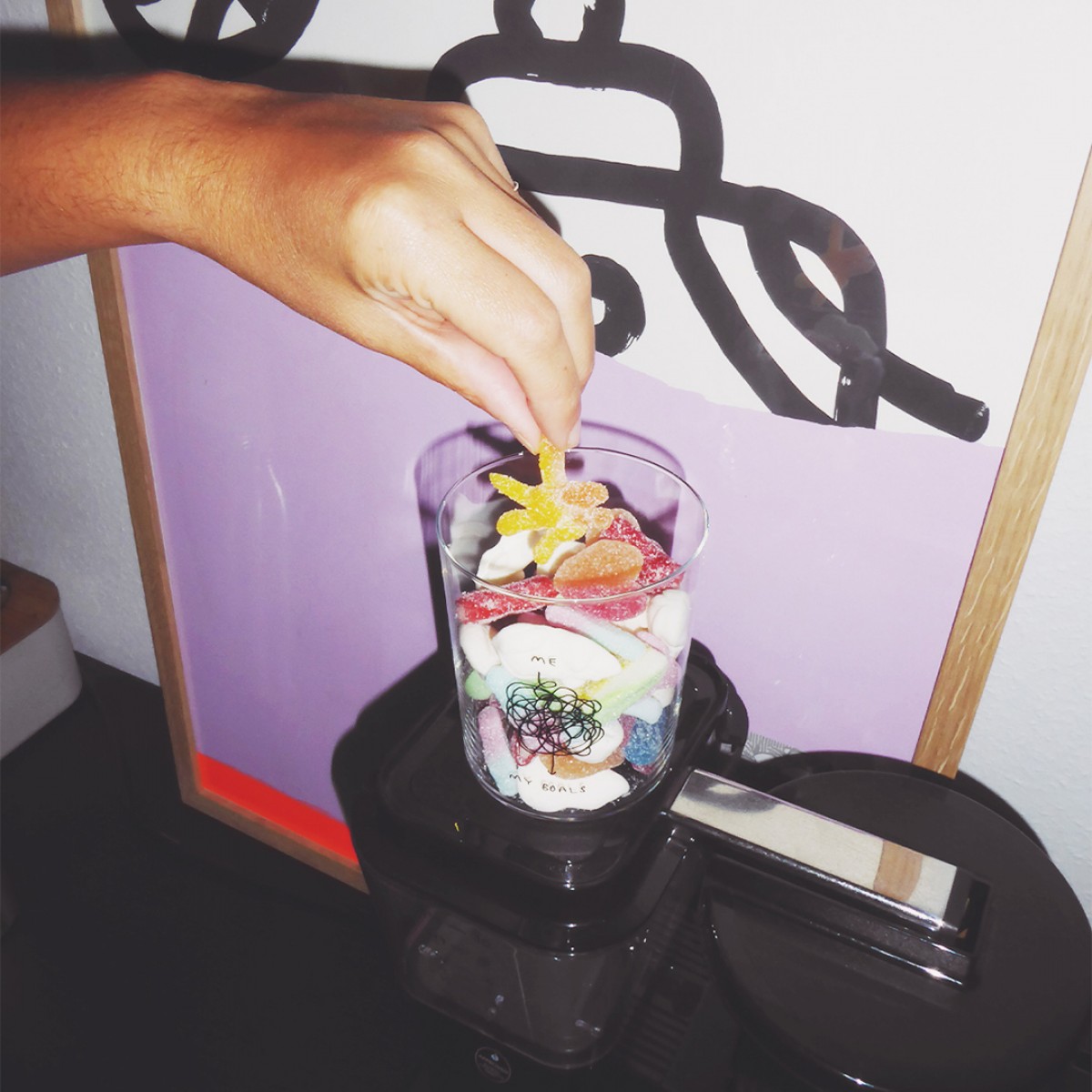 ME AND MY GOALS - 500ML Glas - yahya studio, johanna schwarzer