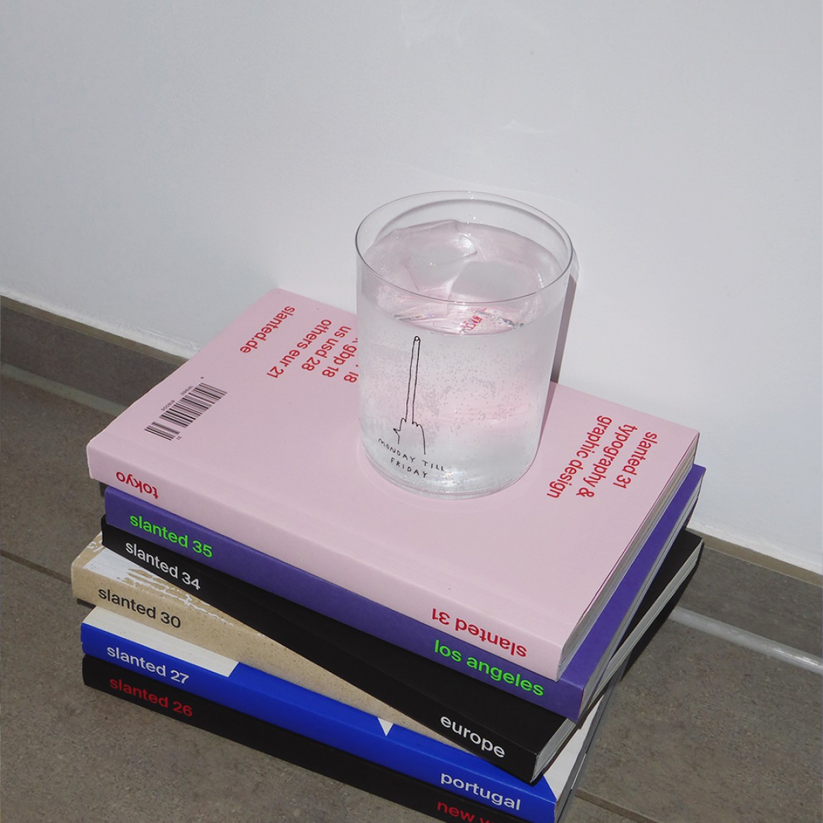 Monday till friday - 500ML Glas - yahya studio, johanna schwarzer
