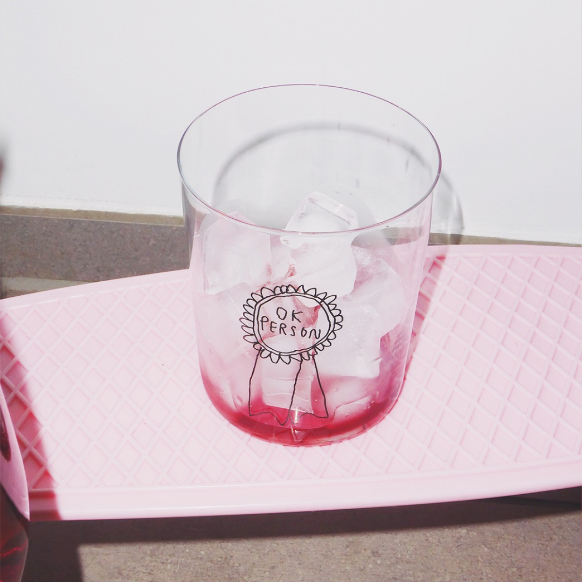 Ok Person - 500ML Glas - yahya studio, johanna schwarzer