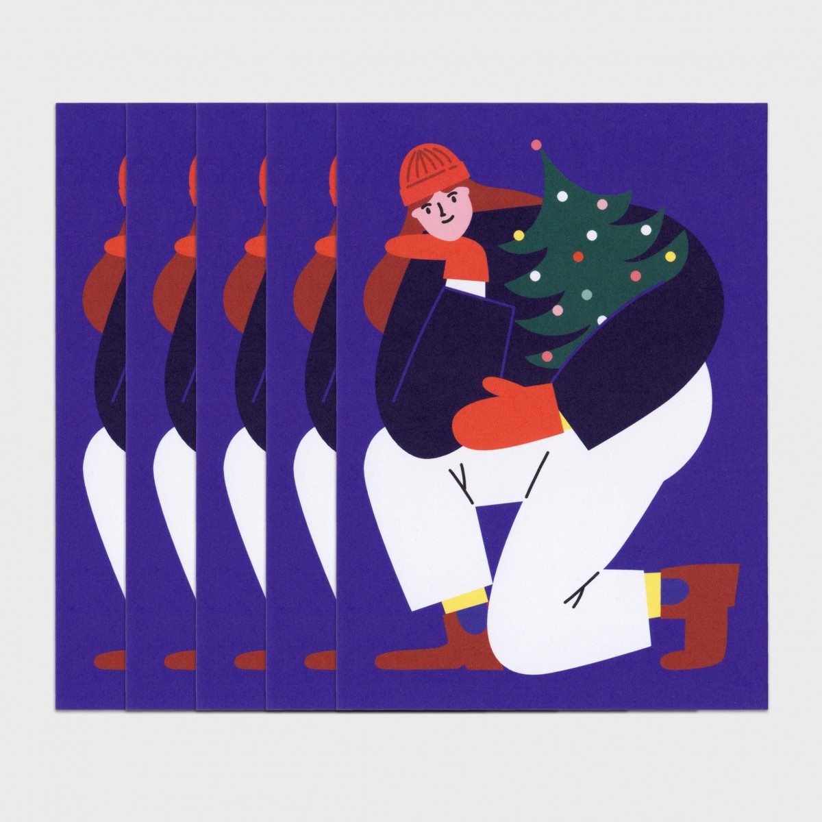 Winter Woman – 5er Set Postkarten – stefanizen