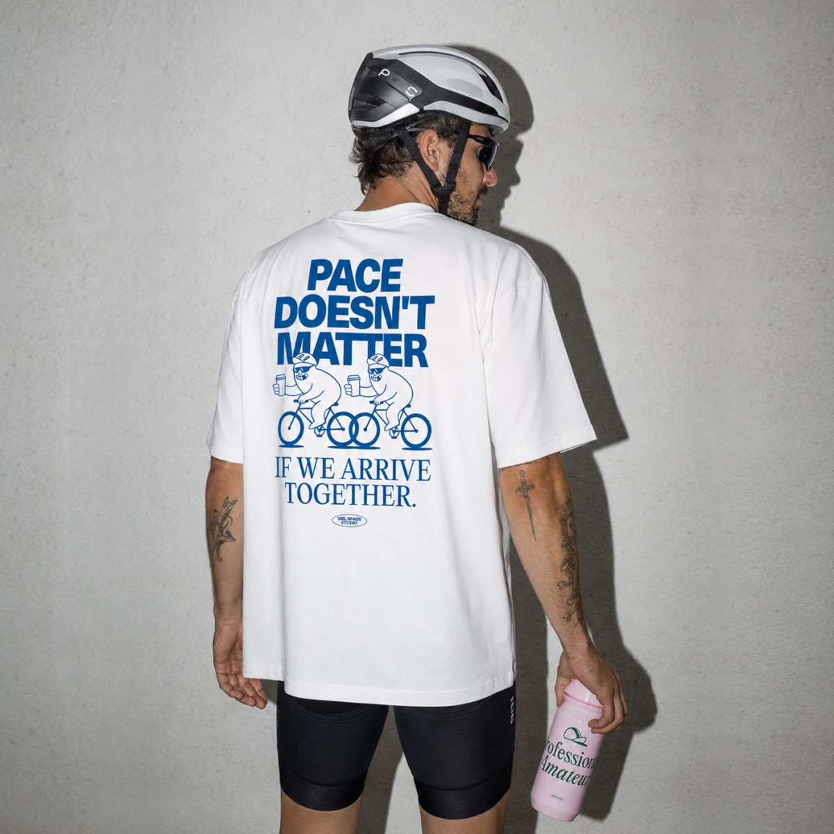"Pace doesn't matter" T-Shirt (oversized) – Viel Spass Studio