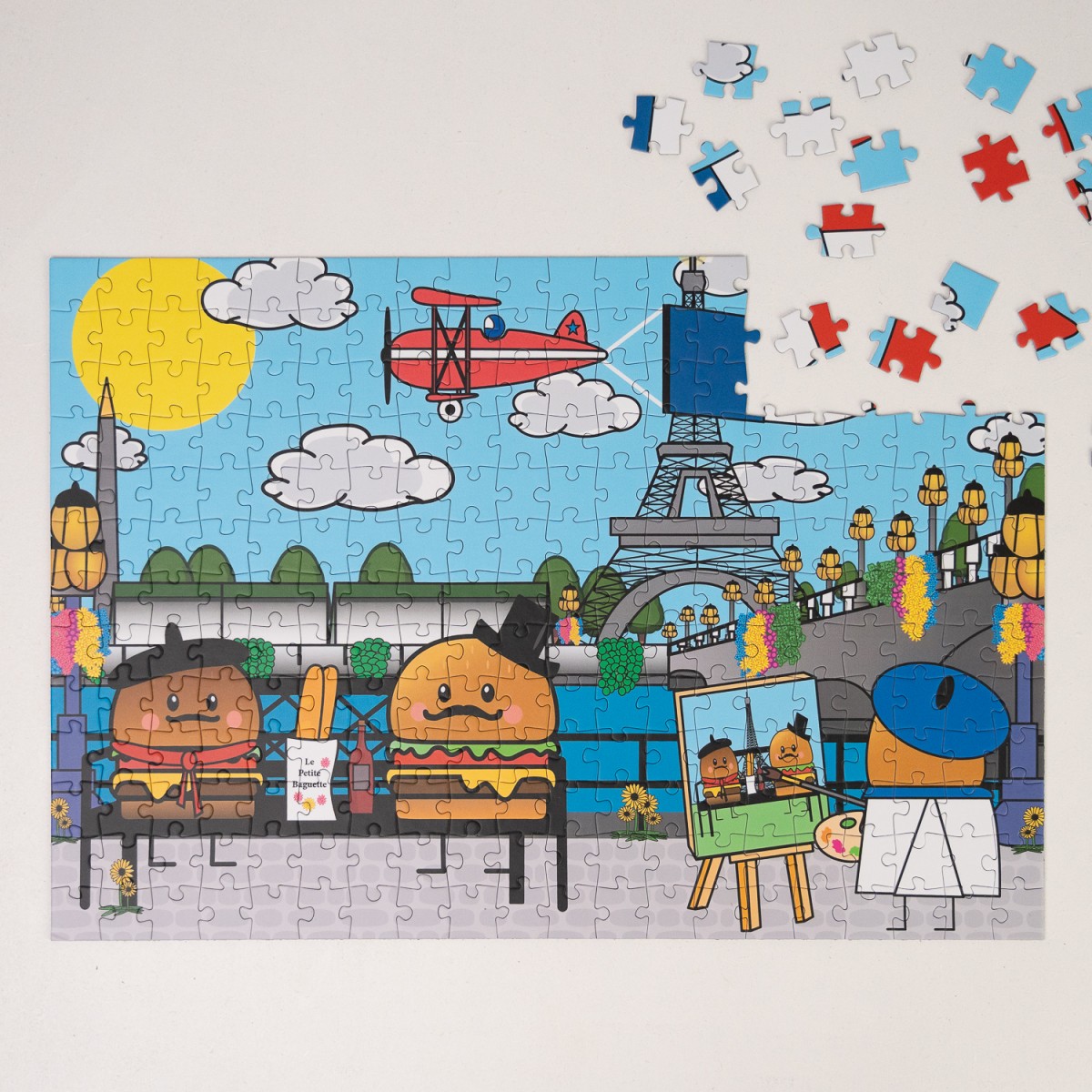 PARIS und HOME SWEET HOME , 2x 260 Teile in einer Box