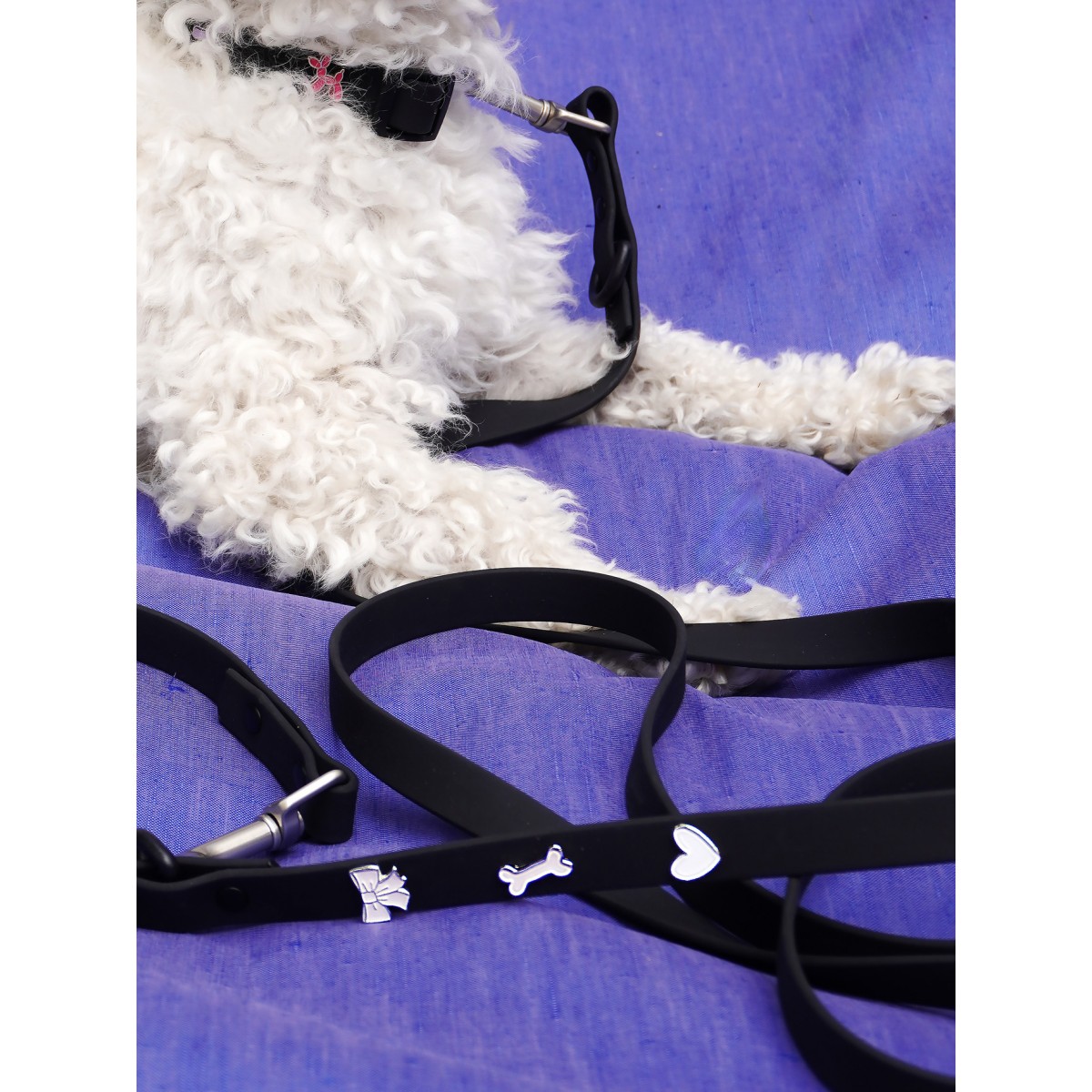 Knochen Hundehalsband Anhänger Weiß - PawPopz