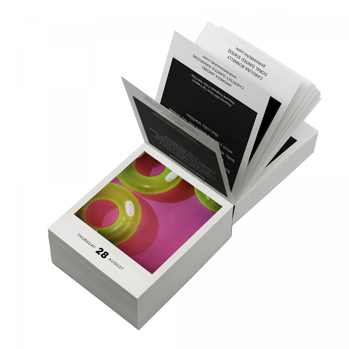 Photodarium 2025 Polaroid-Kalender (Foto-Abreißkalender)