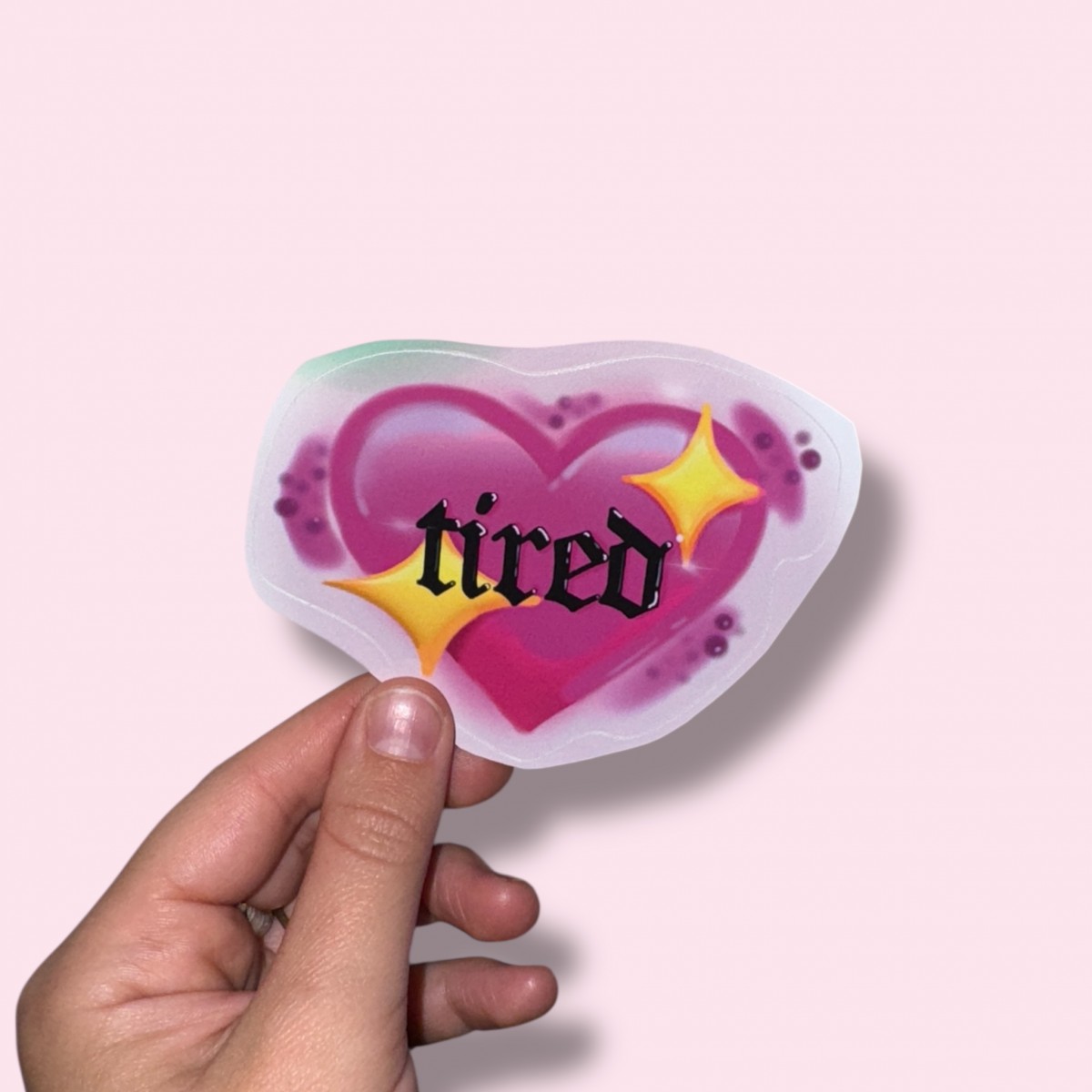 TIRED Vinyl Sticker - The Propcorner